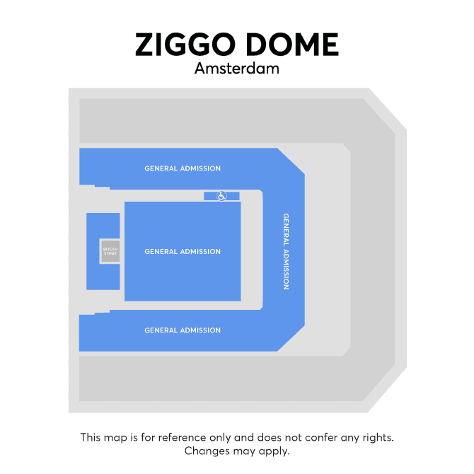 Zaalplattegrond – Ziggo Dome