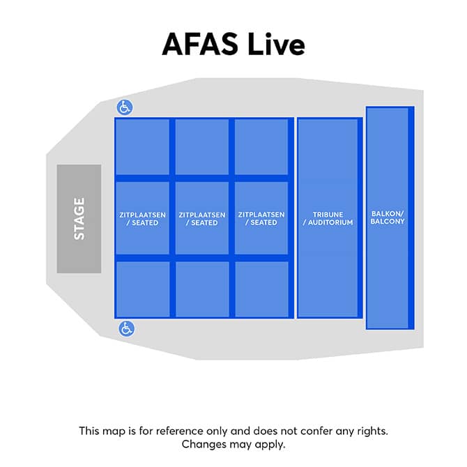 Seating chart – AFAS Live