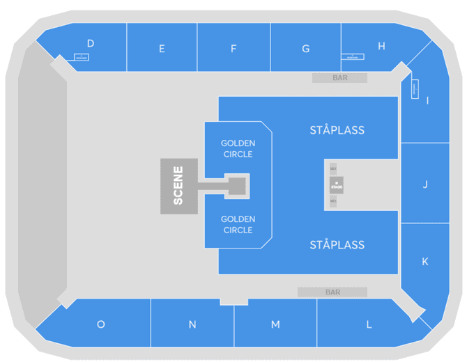 Seating chart – Unity Arena