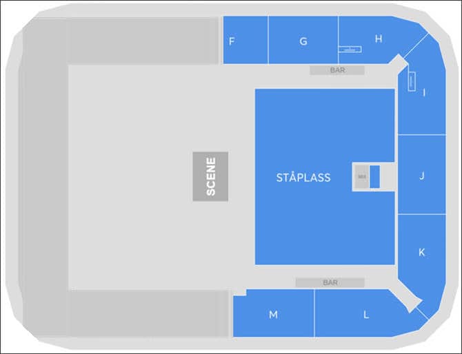 Seating chart – Unity Arena