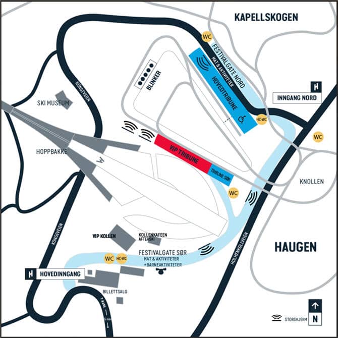 Salkart – Holmenkollen, Oslo