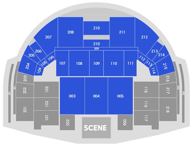 Seating chart – Oslo Spektrum