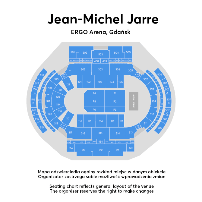 Plan miejsc – ERGO ARENA
