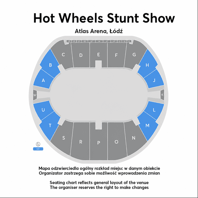 Seating chart – Atlas Arena