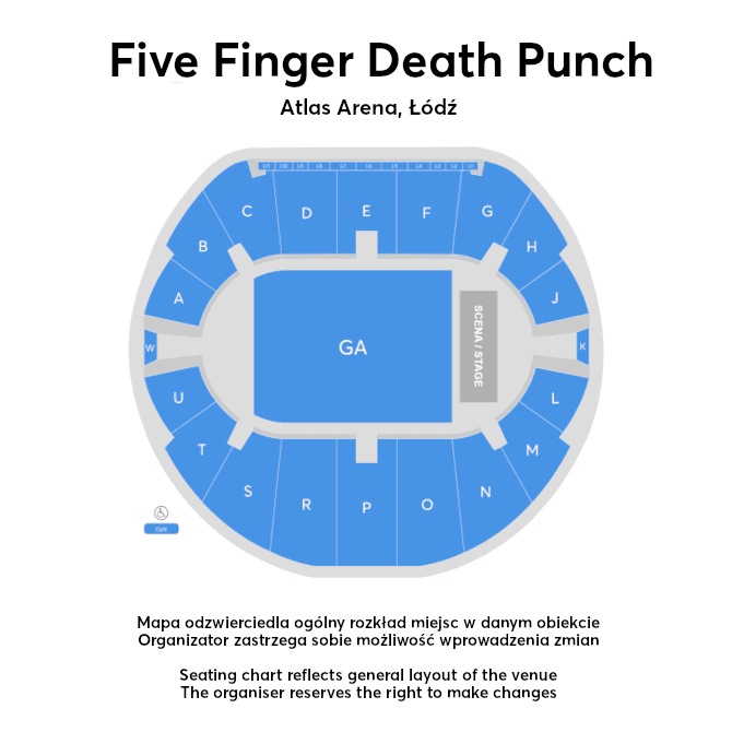 Seating chart – Atlas Arena