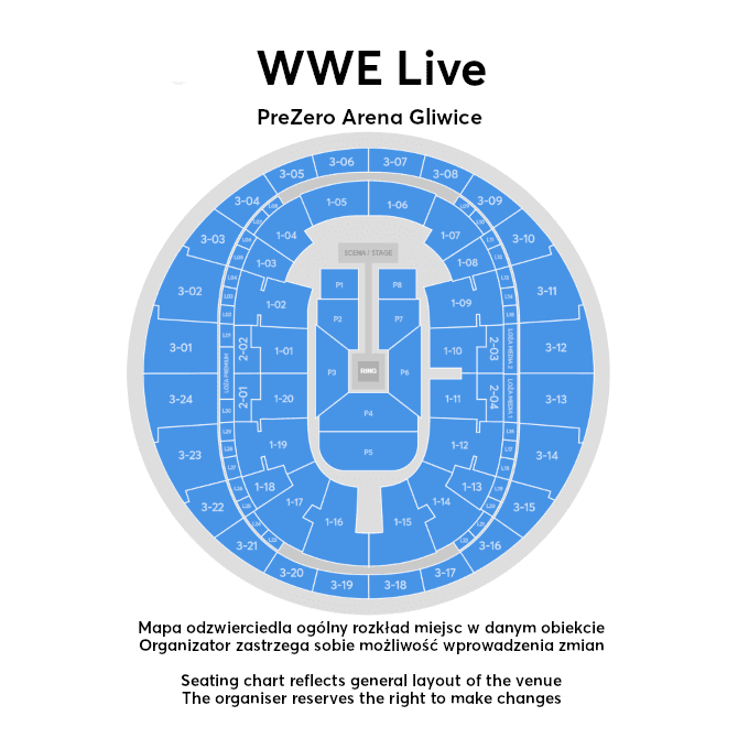 Seating chart – PreZero Arena Gliwice