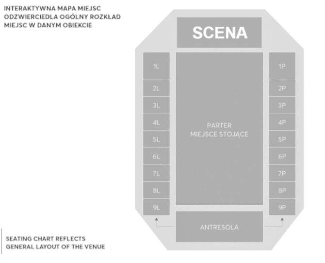 Seating chart – Stary Maneż Club