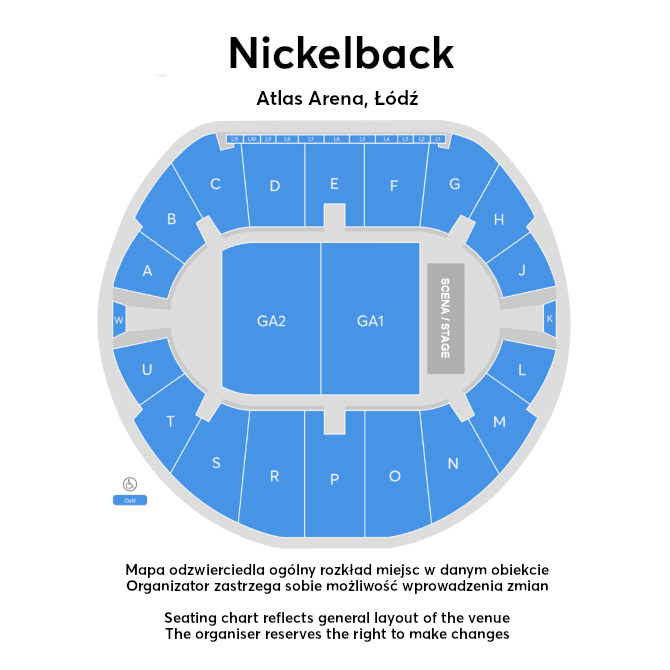Seating chart – Atlas Arena