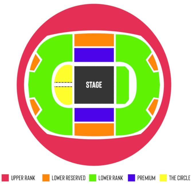 Seating chart – TAURON Arena Kraków