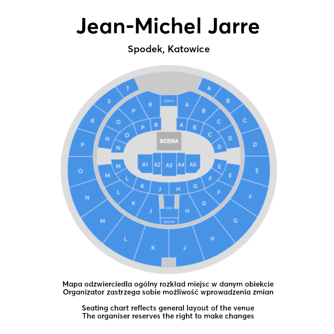 Seating chart – Spodek