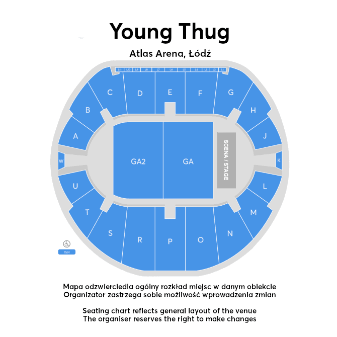 Seating chart – Atlas Arena
