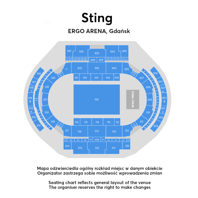 Plan miejsc – ERGO ARENA