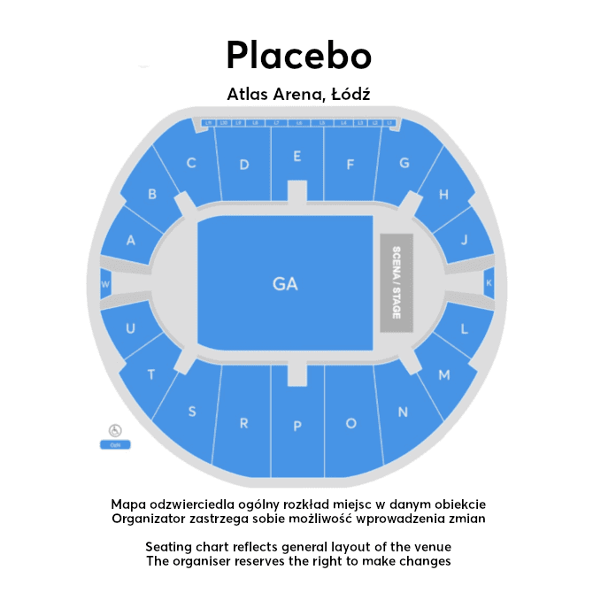 Seating chart – Atlas Arena