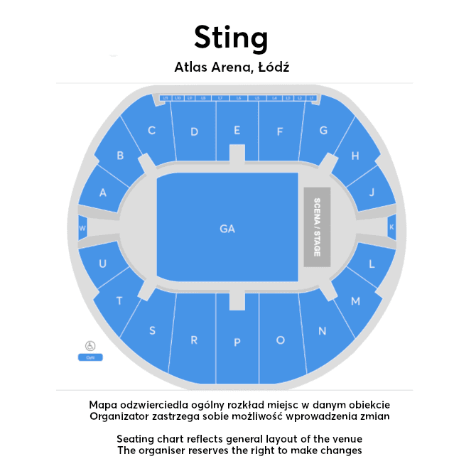 Plan miejsc – Atlas Arena
