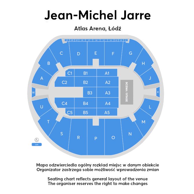 Seating chart – Atlas Arena