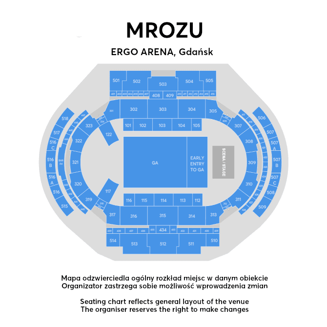 Seating chart – ERGO ARENA