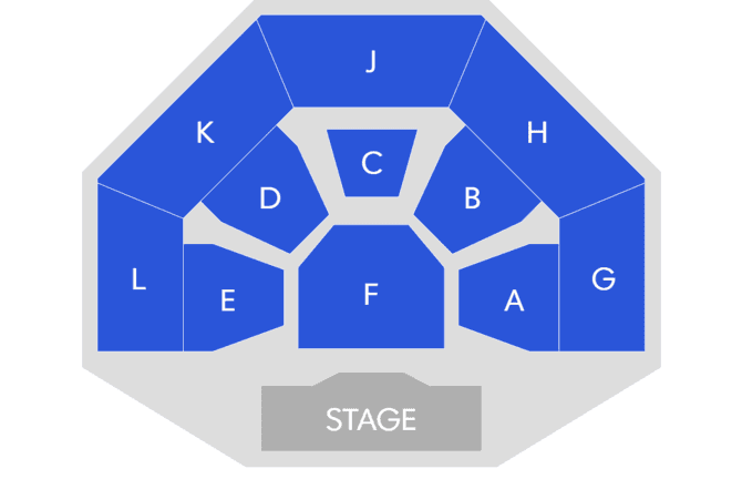 Seating chart – Grand Arena at GrandWest