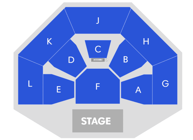 Seating chart – Grand Arena at GrandWest