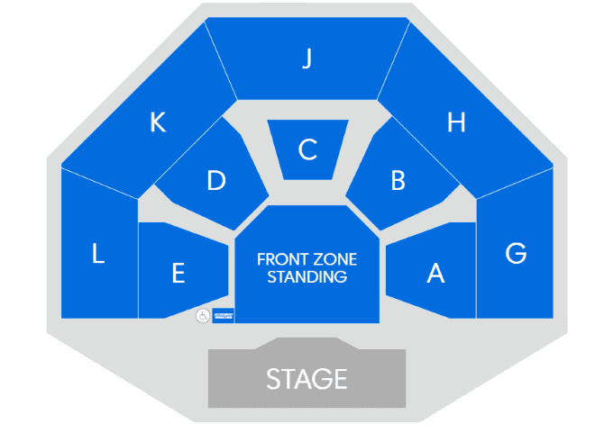 Seating chart – Grand Arena at GrandWest