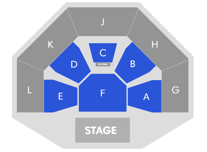 Seating chart – Grand Arena at GrandWest