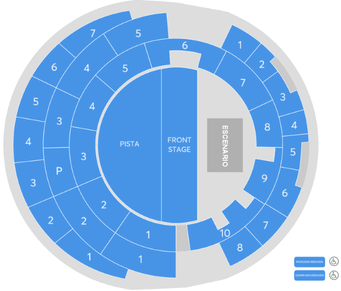 Seating chart – Coliseum