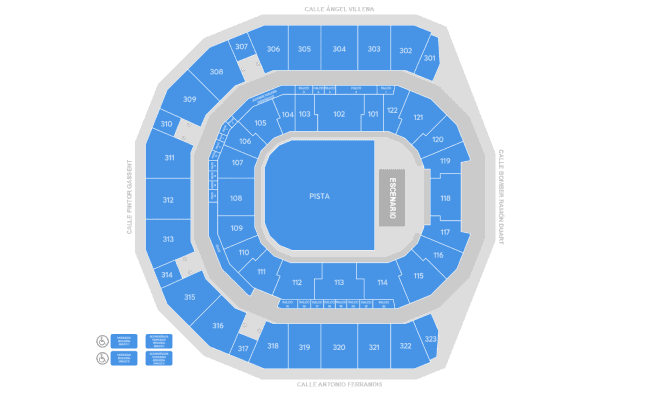Seating chart – Roig Arena