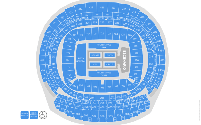 Seating chart – Estadio Riyadh Air Metropolitano