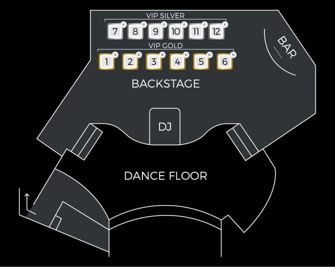 Seating chart – Luz de Gas
