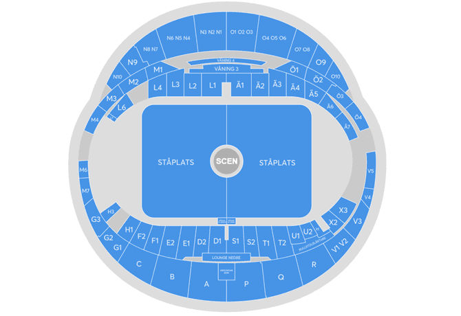 Seating chart – Ullevi