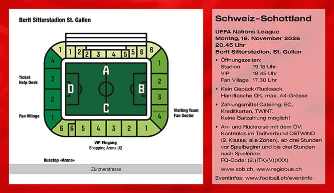 Mappa dei posti – Berit Sitterstadion