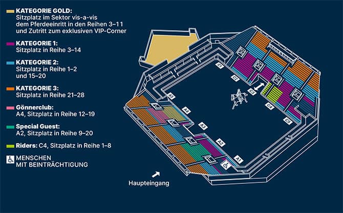 Mappa dei posti – St Jakobshalle