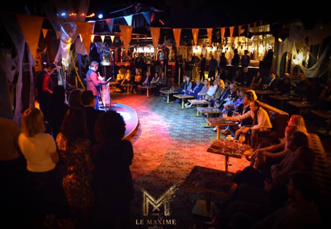 Seating chart – Le Maxime