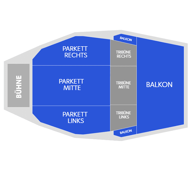 Seating chart – THE HALL Zürich