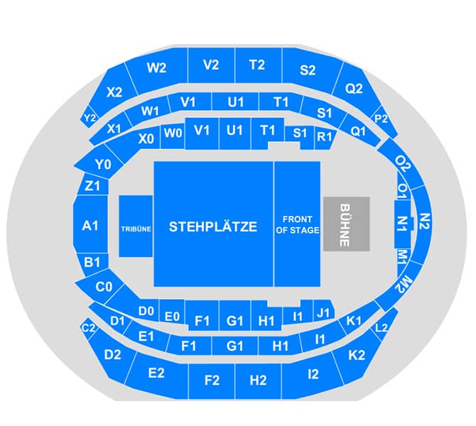 Seating chart – Hallenstadion