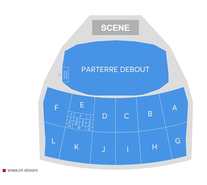 Mappa dei posti – Arena Genève