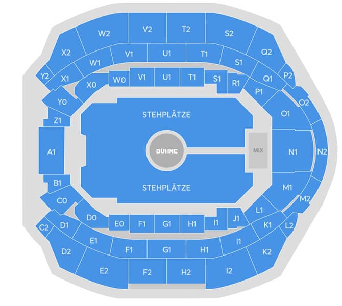 Seating chart – Hallenstadion