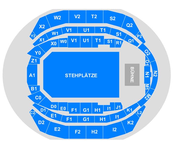 Seating chart – Hallenstadion