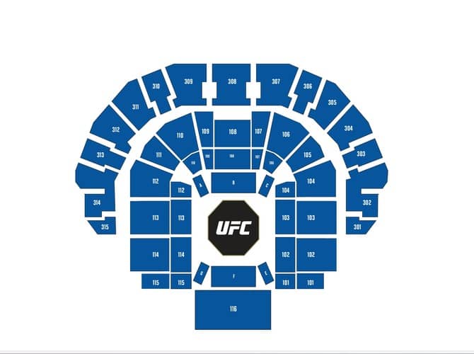 Seating chart – Etihad Arena, Yas Island
