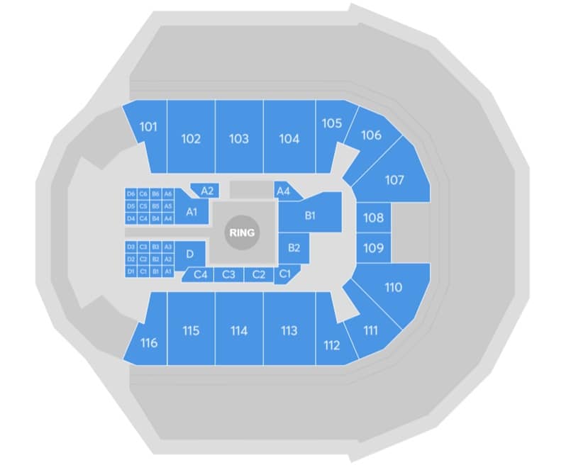 Seating chart – Coca-Cola Arena