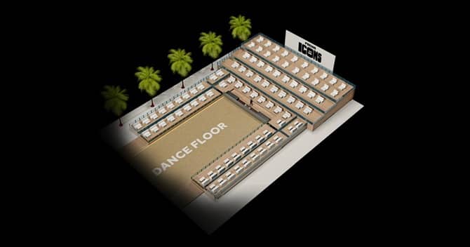 Seating chart – FIVE Luxe JBR