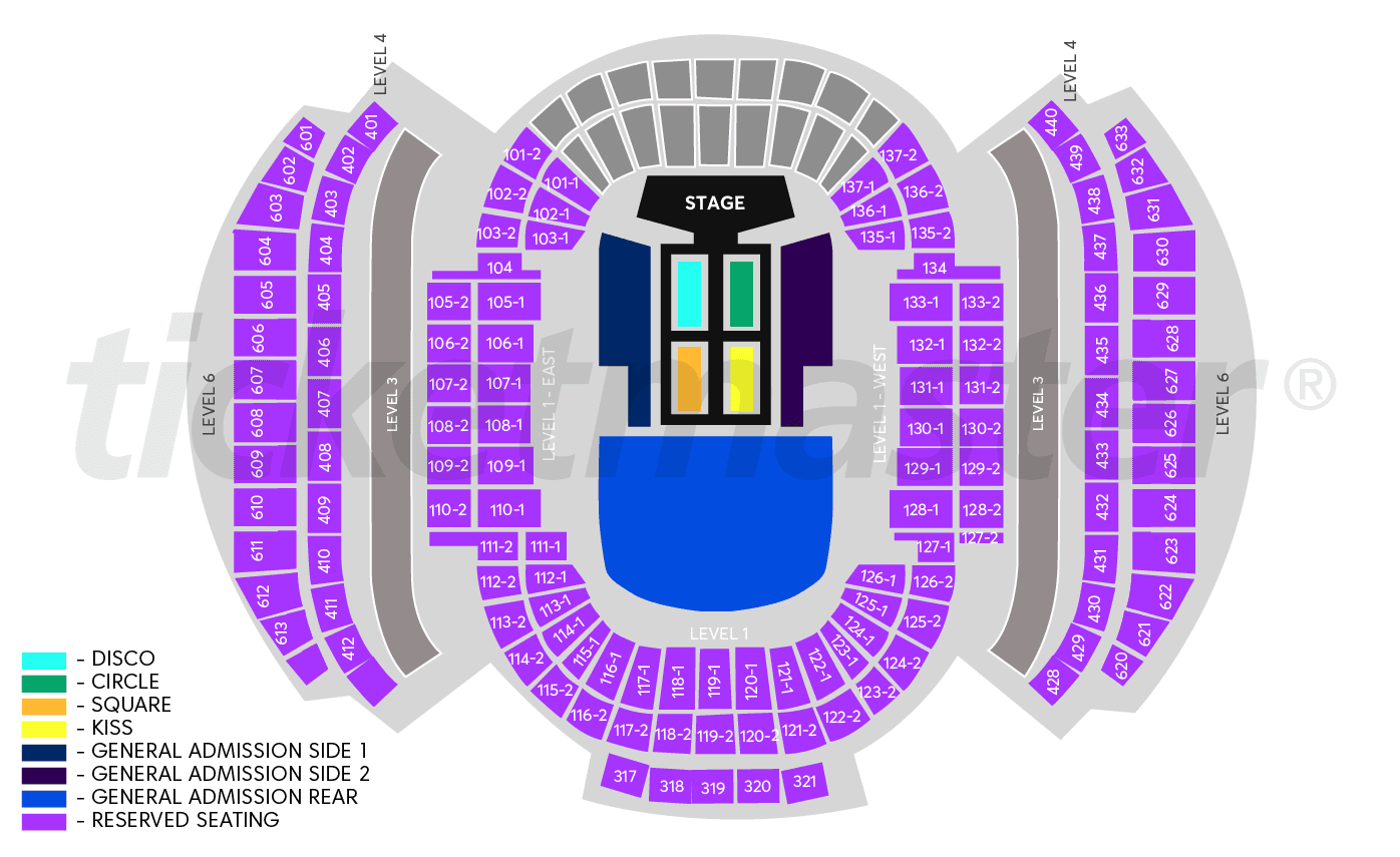 Seating chart – Accor Stadium