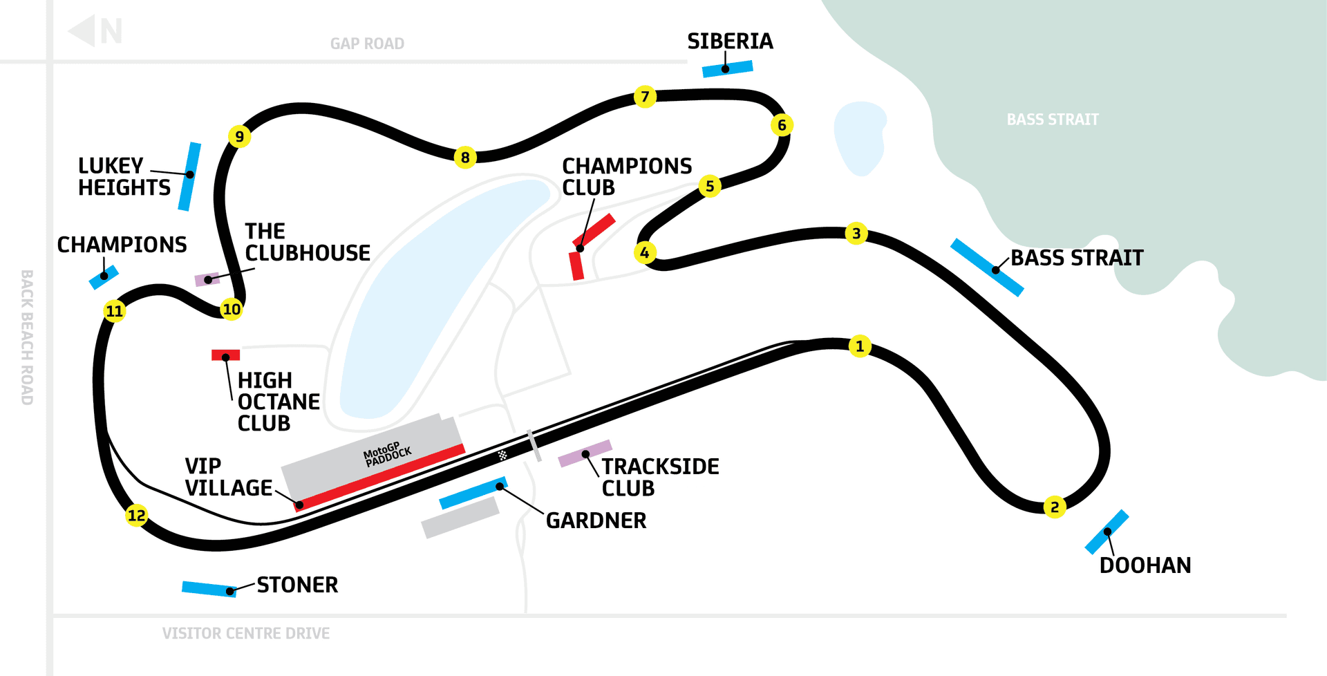 Seating chart – Phillip Island Grand Prix Circuit