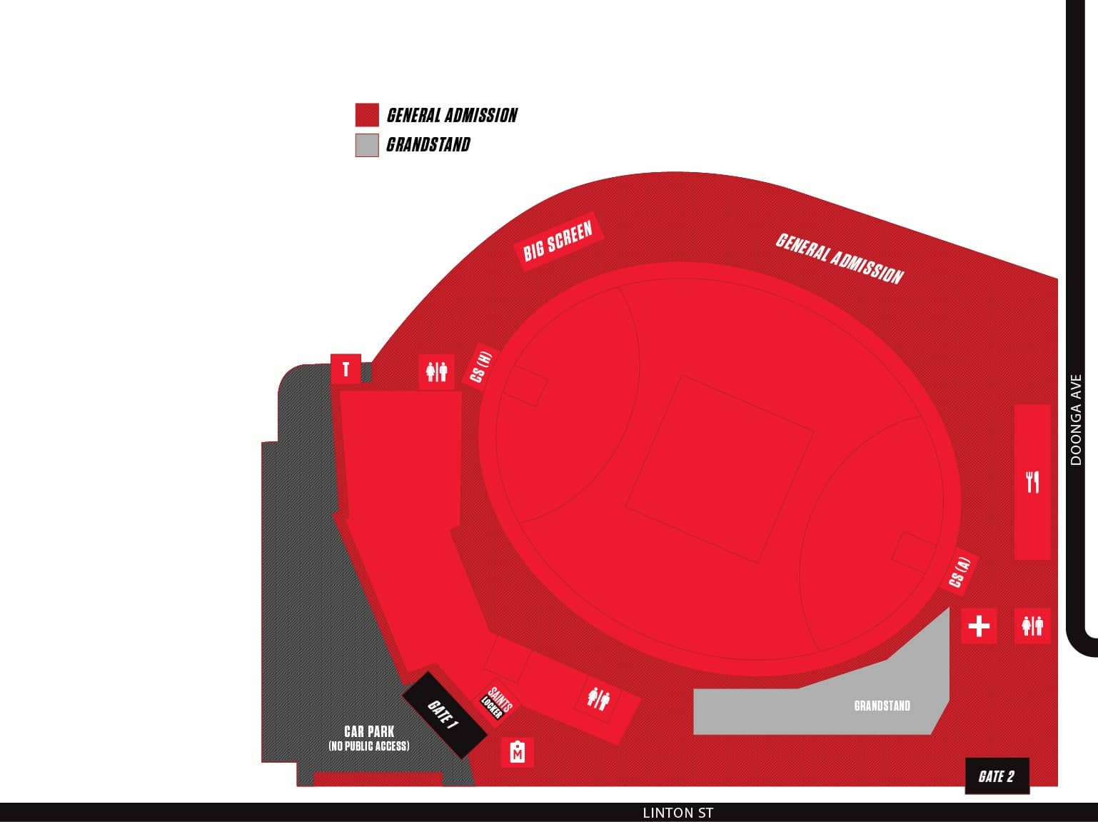 Seating chart – RSEA Park