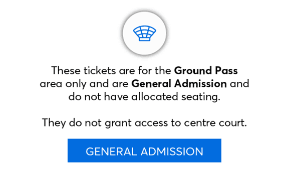 Seating chart – Domain Tennis Centre