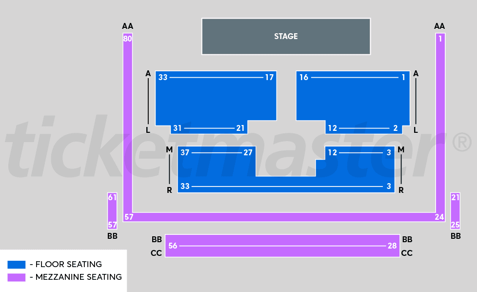 Seating chart – Hindley St Music Hall