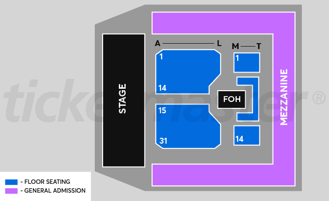 Seating chart – Hindley St Music Hall