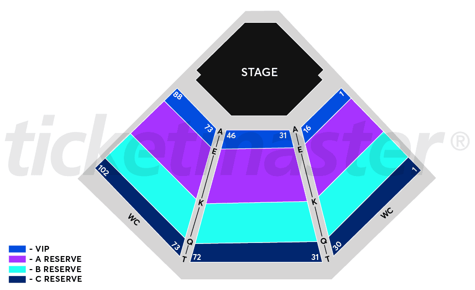 Seating chart – Chandler Theatre