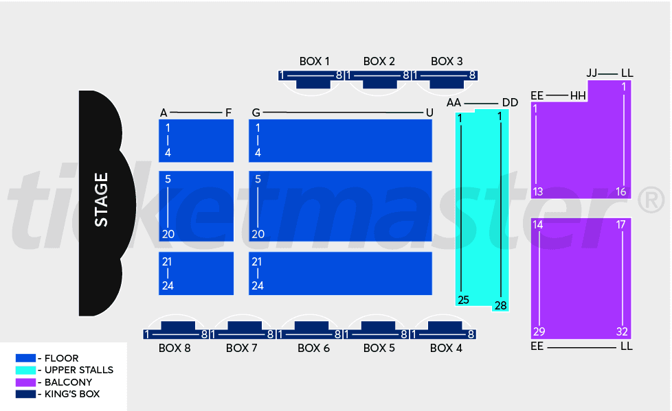 Seating chart – Anita's Theatre