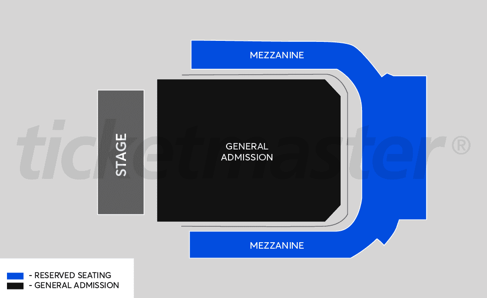 Seating chart – The Fortitude Music Hall