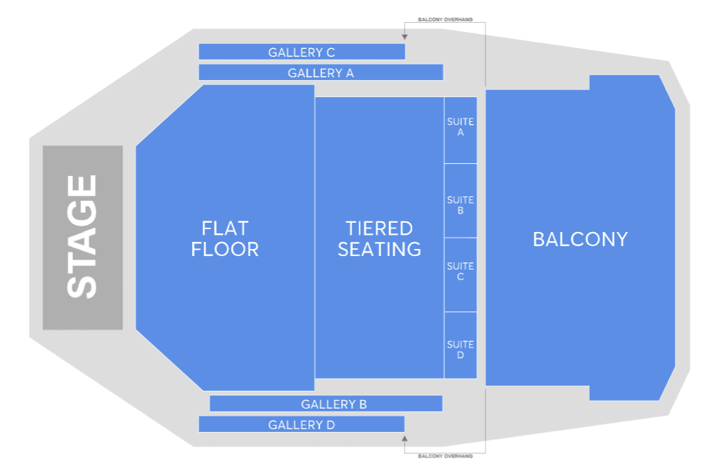 Seating chart – Sydney Event Centre